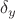 $\delta_y$