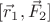 $[\vec{r}_1,\vec{F}_2]$