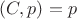 $(C, p) = p$