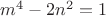 $m^4-2n^2=1$