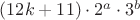 $(12k+11)\cdot 2^a\cdot 3^b$