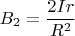$B_2=\dfrac{2Ir}{R^2}$