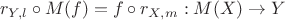 $r_{Y,l}\circ M(f)=f\circ r_{X,m}:M(X)\to Y$