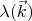$\[\lambda (\vec k)\]$