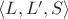$\langle L,L',S\rangle$