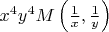 $x^4y^4M\left(\frac1x,\frac1y \right)$