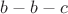 $b-b-c$