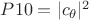$P10=|c_{\theta}|^2$