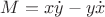 $M=x{\dot y} - y{\dot x}$