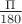$\frac {\Pi} {180}$