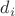 ${{d}_{i}}$