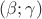 $(\beta;\gamma)$