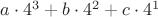 $a\cdot 4^3+b\cdot 4^2+c\cdot 4^1$