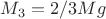 $M_3=2/3Mg$