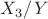 $X_3/Y$