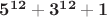 $\bold{5^{12}+3^{12}+1}$