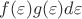 $f(\varepsilon)g(\varepsilon)d\varepsilon$