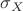 $\sigma_X$