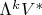 $\Lambda^k V^*$
