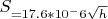 $S_о = 17.6 * 10^-6 \sqrt h$