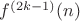 $f^{(2k-1)}(n)$