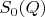 $S_0(Q)$