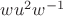 $wu^2w^{-1}$