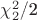 $\chi^2_2$/2