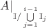 $A|_{\mathbb{I}/\bigcup\limits_{j=1}^{i-1} \mathbb{I}_j}$