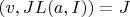 $(v, J L (a, I))=J$