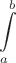 $$\int\limits_{a}^{b}$