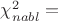 $\chi^2_{nabl} = $