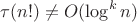 $\tau(n!) \neq O(\log^k n)$