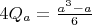 $4Q_a=\frac{a^3-a}6$