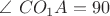 $\angle\ CO_1 A=90$