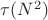 $\tau(N^2)$