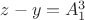 $z-y=A_1^3$