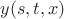$y(s,t,x)$