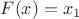 $F(x)=x_1$