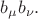$b_{\mu}b_{\nu}.$