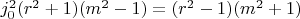 $j_0^2 (r^2+1) (m^2-1) = (r^2-1) (m^2+1)$