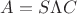$A=S\Lambda C$