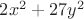 $2x^2+27y^2$