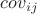 $cov_{ij}$