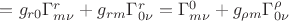 $=g_{r0}\Gamma^r_{m\nu}+g_{rm}\Gamma^r_{0\nu}=\Gamma^0_{m\nu}+g_{\rho m}\Gamma^\rho_{0\nu}$