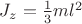 $J_z=\frac{1}{3}ml^2$
