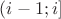 $(i-1;i]$