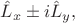 $\hat{L}_x\pm i\hat{L}_y,$ $\hat{L}_x\pm i\hat{L}_y,$