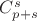 $C_{p+s}^s$