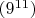 $(9^{11})$